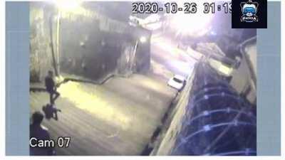 Going down a stairway by car