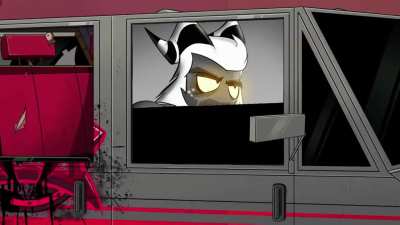 Chad Moxxie in the van