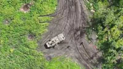 A masterful job by the Ukrainian UAV operator.