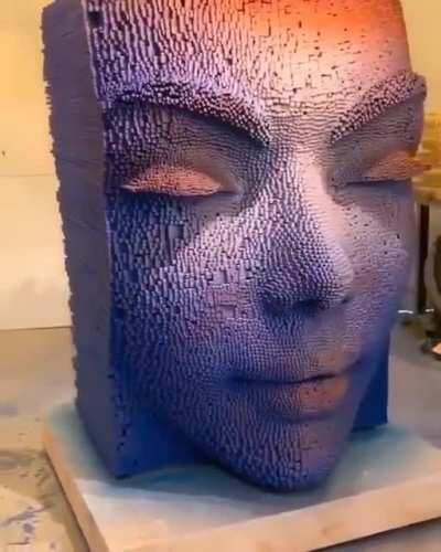 Sculptures made out of wood by Gil Bruvel