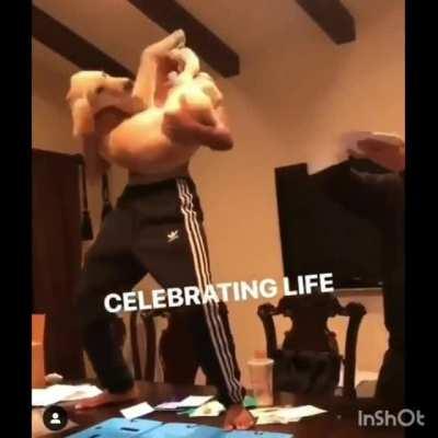 X dancing to Love Hurts. RIP X !