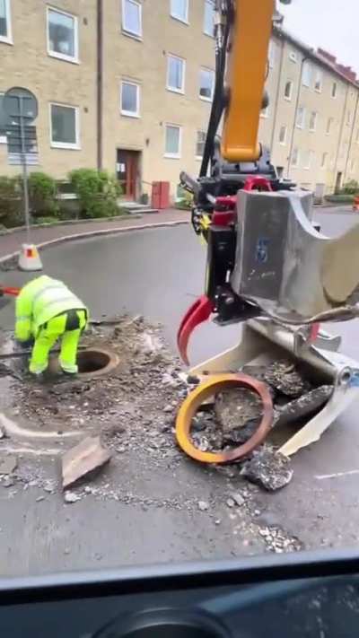 Manhole cover replacement