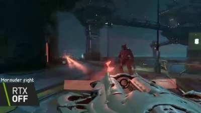 Doom Shid fard gameplay Marauder fight rtx off