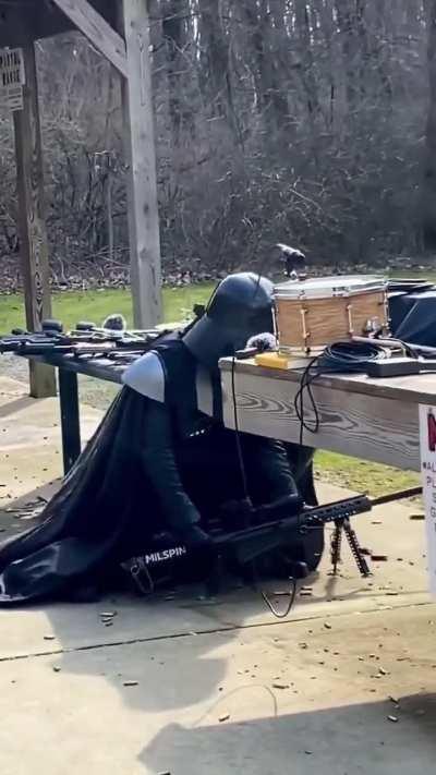 Darth Gunner, user of uncivilized weapons
