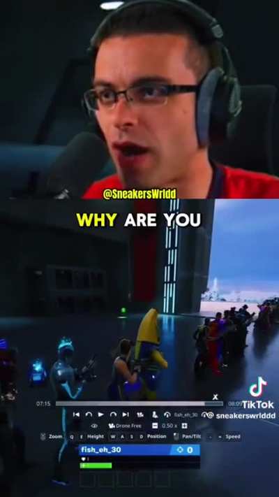 Guy throwing a tantrum at literal five-year-olds