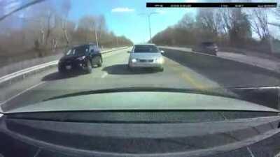Cam driver was even trying to get out of the way. Instant karma for asshole
