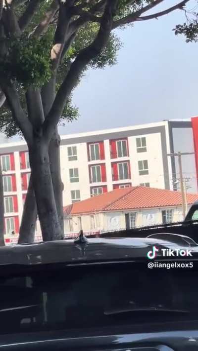 She was jogging and rejected his advances