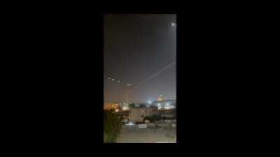 C-RAM responds to 3 missile attacks on US embassy in Baghdad. 2 missiles were intercepted while 1 hit the greenzone