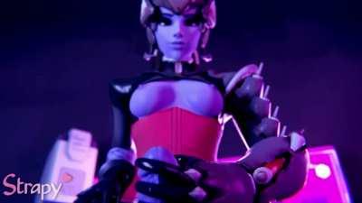 Gamer girls domination Pov (strapy davashi) [Overwatch]