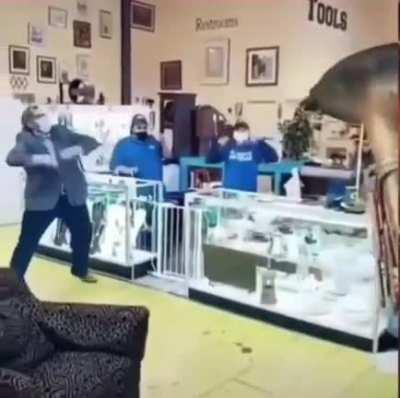 Grey suit guy is my personal hero.