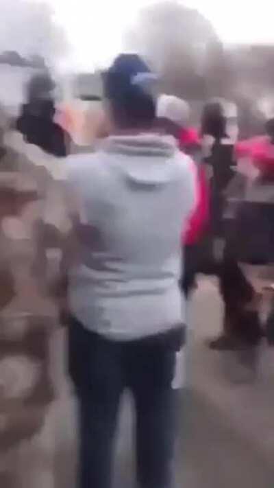 Witness Saw Vans Of ANTIFA Being Bussed Into The Save America March. The Break-in was a setup!