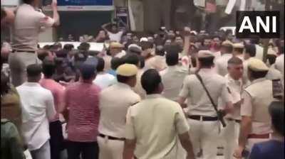 Large scale protests in India after reports of a rape of a four year old Hindu girl in Delhi