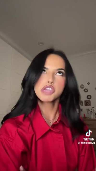 Becky g recent TikTok🥰🥺