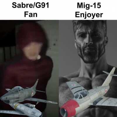 Mig-15 is The Chad Plane
