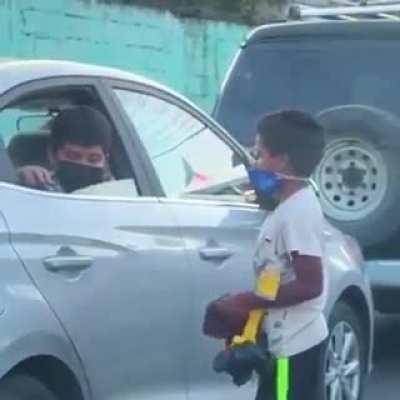 This kid will go far with this attitude.