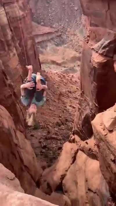 jumping down like this