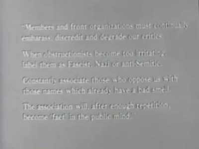 It is all just a little bit of history repeating - Communist playbook