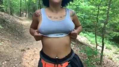 Hi my first titty drop here! Sweaty running titties okay? [OC]