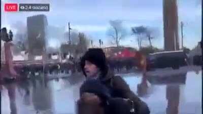 Part 2 of Dutch watercannon - ouch