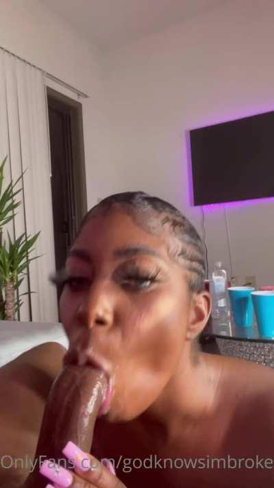 she don't suck Dick, she eat it tf up🤗 Get her full length tapes in Comments 👇