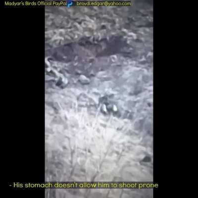 Madyar - UA drone recon. Observing ru friendly fire and efficiently destroying their assault group with the help of the 45th separate artillery brigade. PART 1. 21 Jan. Subtitled