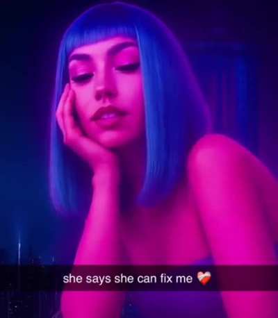 Only she can fix me...