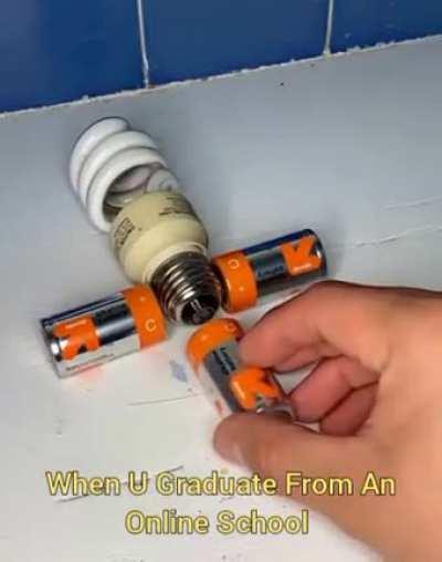 Science Experiment : Lighting a Light bulb with Batteries