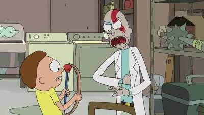 God of War x Rick and morty!