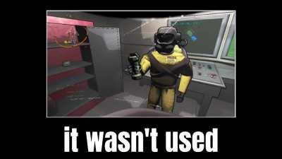 It was, indeed, not used