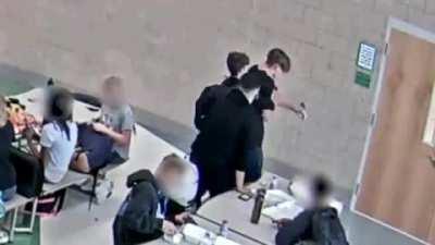 Highschool kid save his friends life with the heimlich maneuver