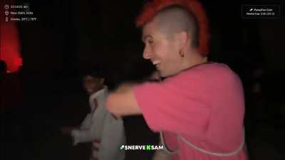 British Influencer Sam Pepper launches fireworks during Diwali celebrations and hurts an eight year old girl in India