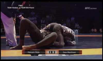 Geo Martinez 140lbs (65kg) vs Haisam Rida 210lbs (95kg) full match