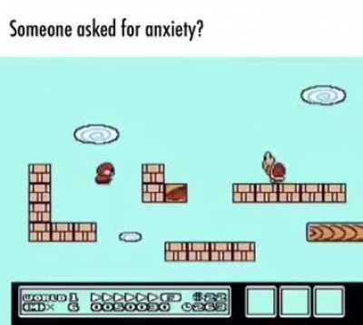 Thanks I hate living on the edge super Mario