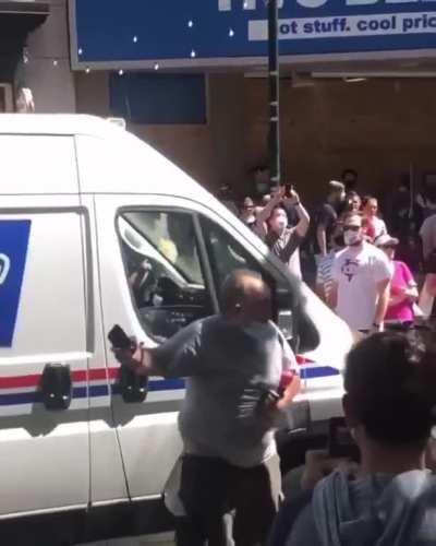 Man loses public support in seconds