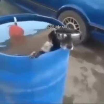 Baño ecuatoriano 😎