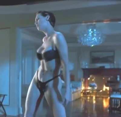 Jamie Lee Curtis - True Lies Scene in Slow Motion