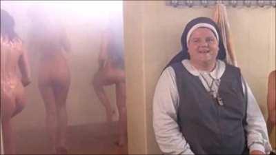 Nuns on the Run (1990), PG-13, Tatiana Strauss and unknown naked models (boobs), Helen FitzGerald and other unknown naked models (boobs and ass)