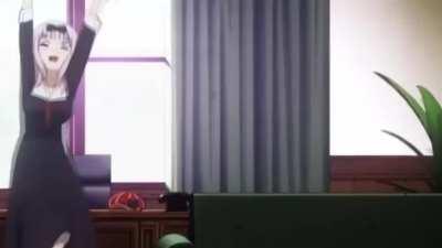 Bully maguire dancing with Chika fujiwara