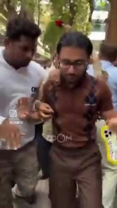 Orry being taken to Ghatkopar ANC for the narcotics investigation