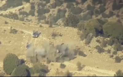 Pakistanis Convoy gets hit with an IED. ≈ 8 KIA