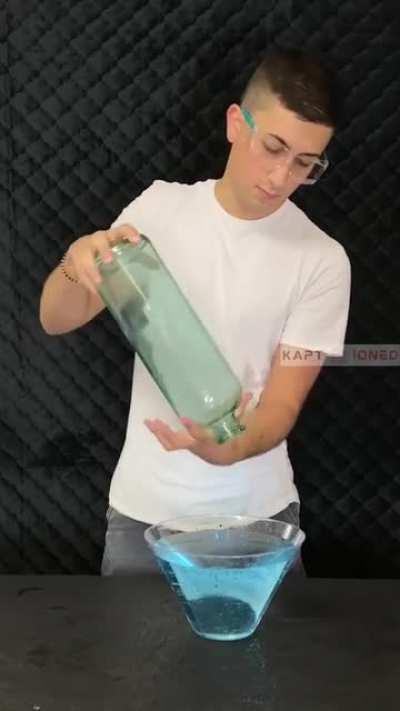 The fastest way to fill up a water bottle