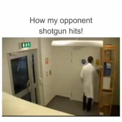 Some mf tanked a point blank shot to the chest from two meters away and I'm still upset