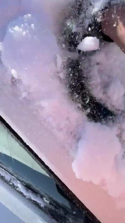 La Nieve es Hielo triturado, me siento pendejo no sé ni qué esperaba