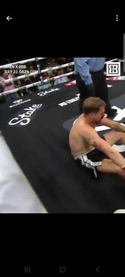 Footage from Brandon's fight