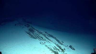 B-29 aircraft in the Marianas Trench