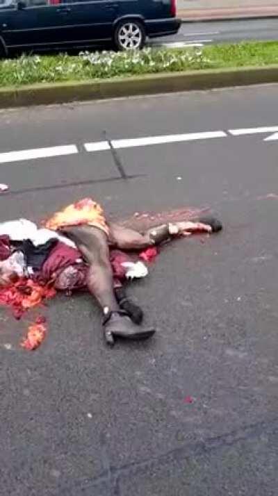 An actual meat pancake