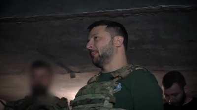 President Zelensky released a video of his visit to the Bakhmut area. He spoke and gave awards to the SOF defenders there and congratulated them on Special Operation Forces day