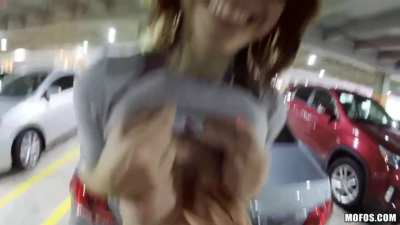 Perfect Tits on Cute Girl