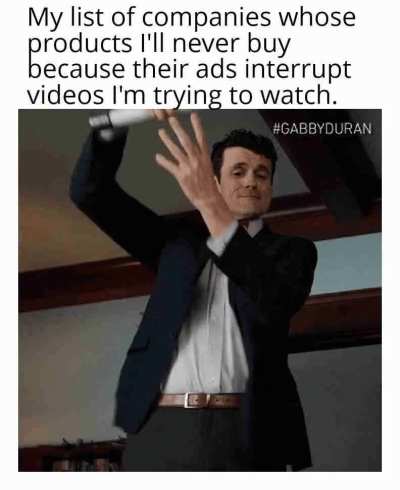 Looks good on paper, actually following through with it is something else.