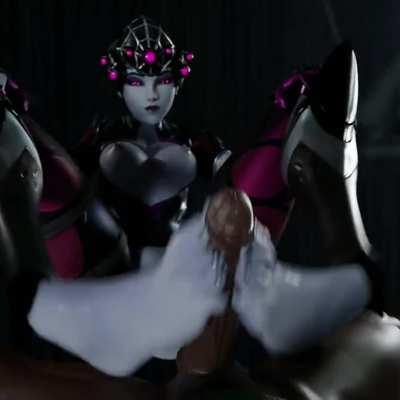 Widowmaker Footjob and Ruined Orgasm (Propor)